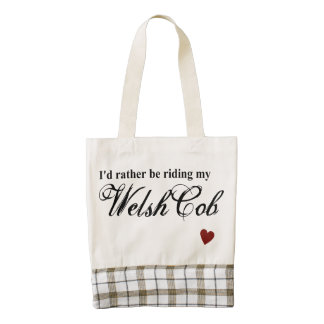 Welsh Cob Zazzle HEART Tote Bag