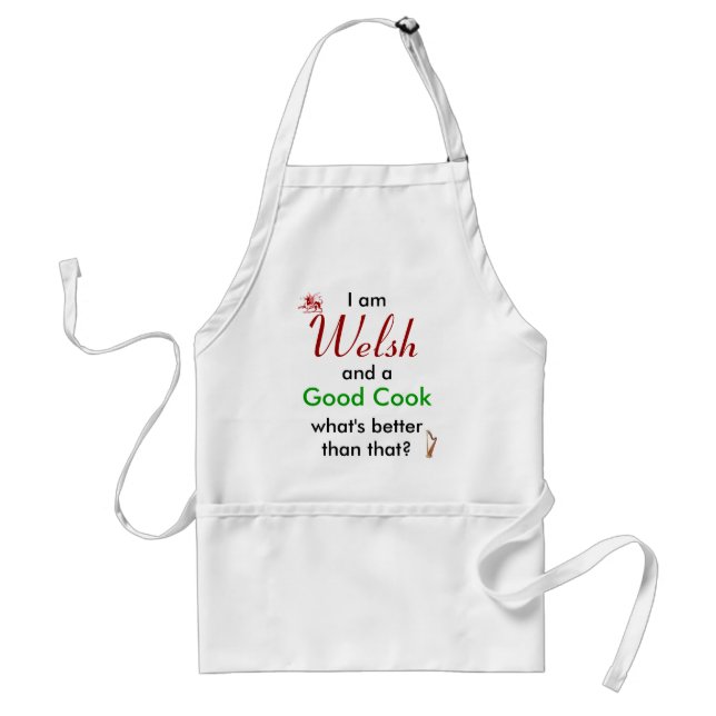 Welsh Cook Adult Apron (Front)
