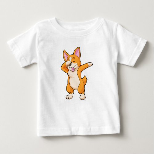 Welsh Corgi at Hip Hop Dance Dab Baby T_Shirt