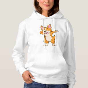Welsh Corgi at Hip Hop Dance Dab Hoodie