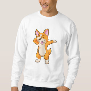 Welsh Corgi at Hip Hop Dance Dab Sweatshirt