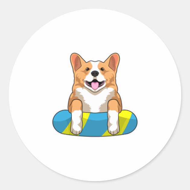 Corgi on board sale sticker