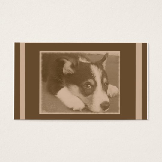 Welsh Corgi Business Card