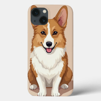 Welsh corgi character iPhone case