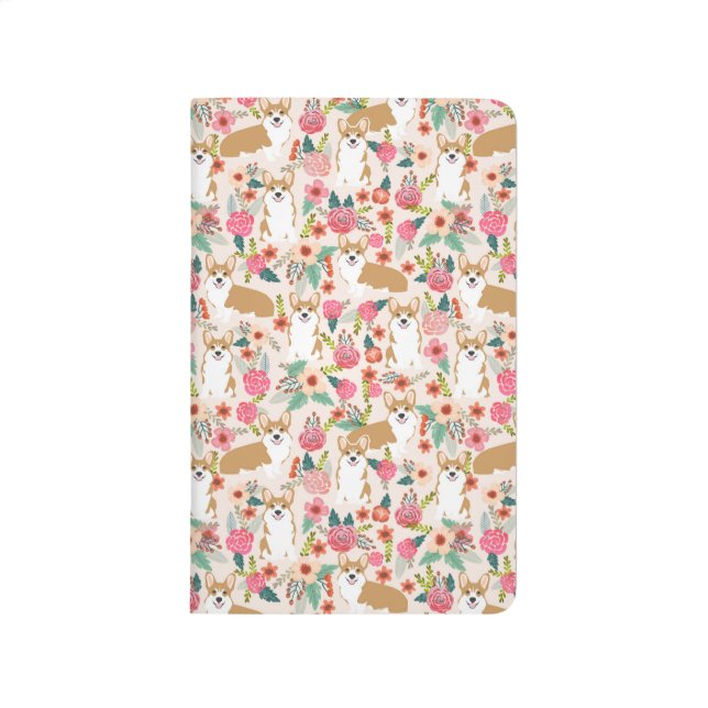 Welsh Corgi cute pocket journal stationery love (Front)