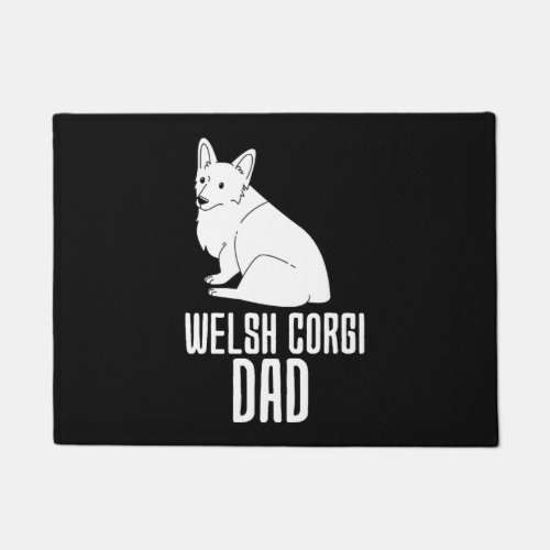 Welsh Corgi Dad Doormat