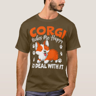 Welsh Corgi Dog Lover Puppy Owner Corgi Breeder Pu T-Shirt