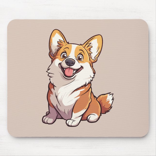 Welsh Corgi dog Mug Mouse Pad (Front)