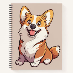 Welsh Corgi dog Mug Notebook