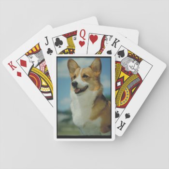 Welsh Corgi Dog Playing Cards by walkandbark at Zazzle