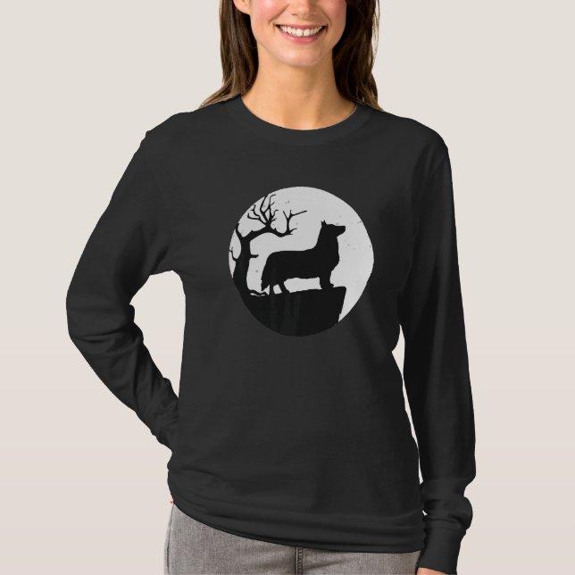 Welsh Corgi Dog Retro  16 T-Shirt (Front)
