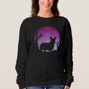 Welsh Corgi Dog Retro  43 Sweatshirt