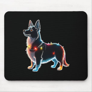 Welsh Corgi Dog Tree Christmas Sweater Xmas Dogs L Mouse Pad