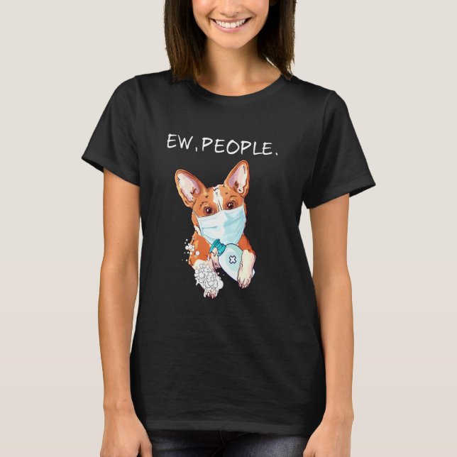Welsh Corgi Ew People Dog T-Shirt (Front)