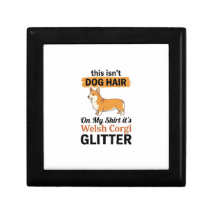 Welsh Corgi Glitter Funny Dog Lover T-Shirt Design Gift Box