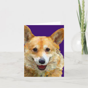 Welsh Corgi "Jazz" Greeting Card