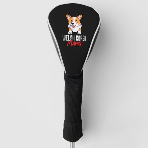 Welsh Corgi Mama Golf Head Cover