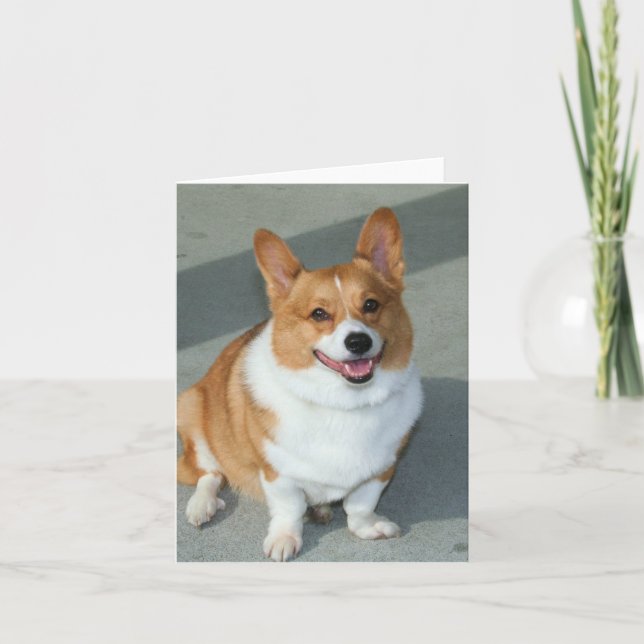 Welsh Corgi notecard (Front)