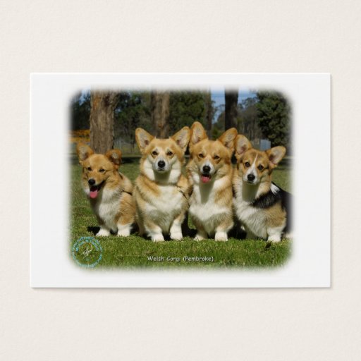 Customizable Welsh Corgi (Pembroke) Business Card Template