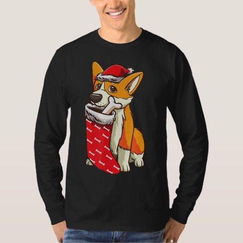 Welsh Corgi Pembroke Dog Christmas Xmas T_Shirt