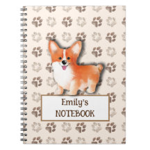 Welsh Corgi Pembroke dog footprint customizable