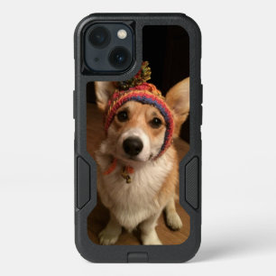 Welsh Corgi Pembroke Wearing A Hand Knitted Hat iPhone 13 Case