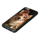 Welsh Corgi Pembroke Wearing A Hand Knitted Hat