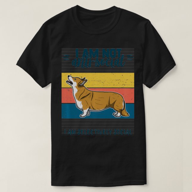 Welsh Corgi Pullover Gift Women Men Hooded Pullove (Design Front)