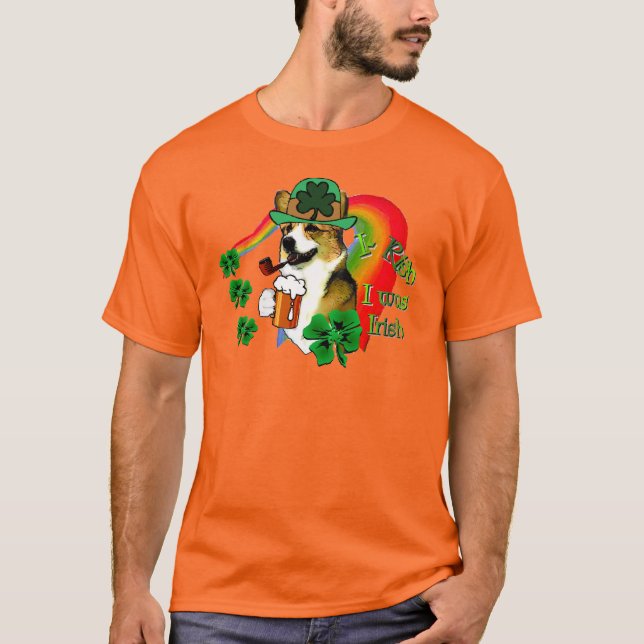 Welsh Corgi Saint Patrick's Day T-Shirt (Front)