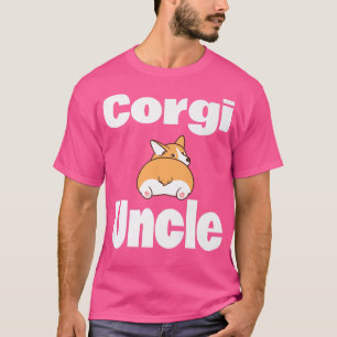 Welsh Corgi Uncle Dog Lover Animal Owner Funny Hum T-Shirt
