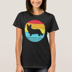 Welsh Corgis Vintage Dog 80s 70s Style T-Shirt