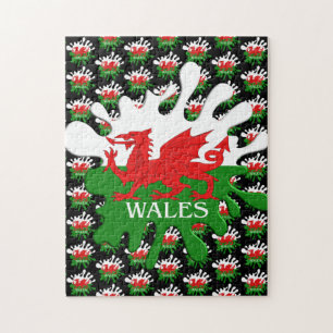 Welsh Cymru Flag Jigsaw Puzzle