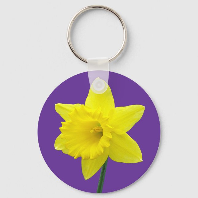 Welsh Daffodil - II Keychain (Front)
