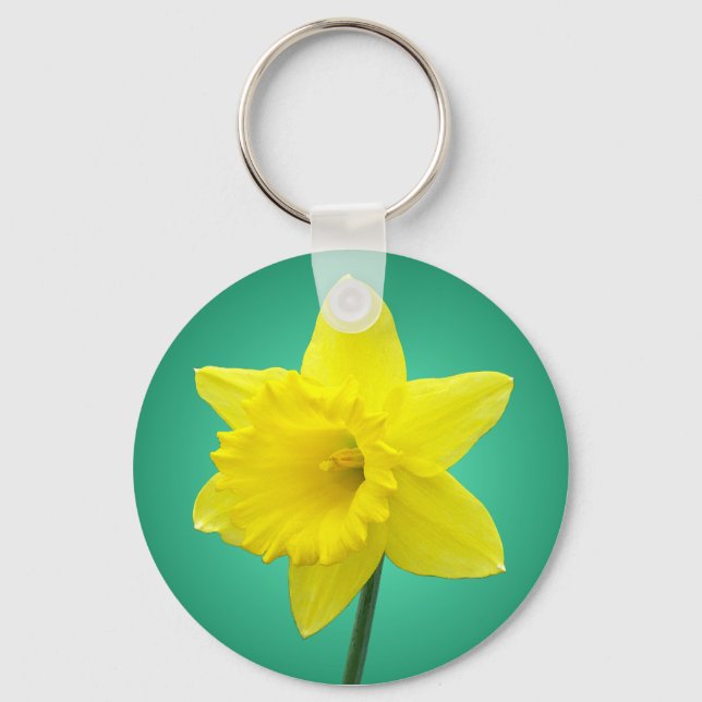 Welsh Daffodil - IV Keychain (Front)