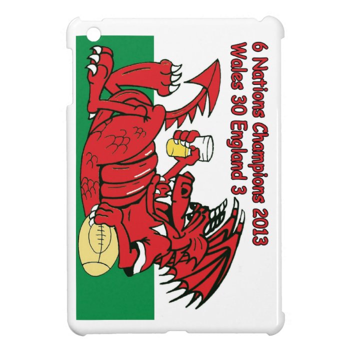 Welsh Dragon, 6 Nations Champions, Wales v England iPad Mini Case