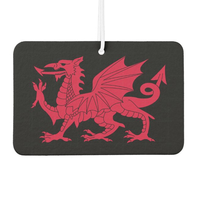 Welsh dragon air freshener (Front)
