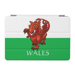 Welsh Dragon Baby Red Dragon Wales Flag Artwork iPad Mini Cover