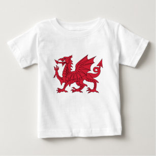 NOBRAND Wrexham Football Wales Soccer Jersey Dragon Retro Vintage T-Shirt, Women's, Size: 2T, White