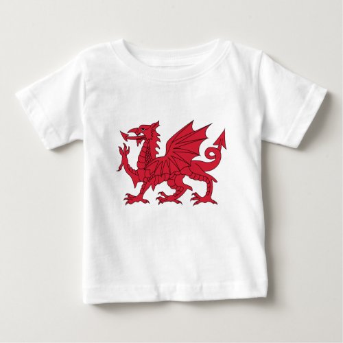 Welsh Dragon Baby T_Shirt