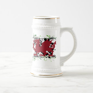 Welsh Dragon Beer Stein