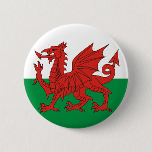 Welsh Dragon Button