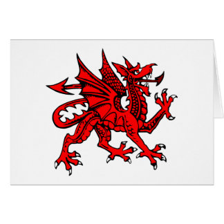 Welsh dragon cards