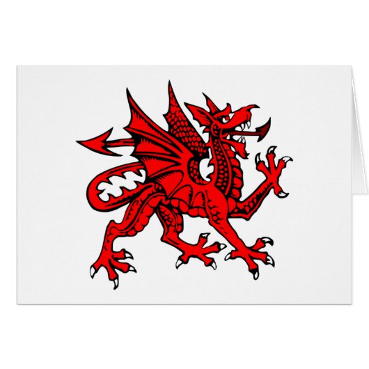 Welsh dragon cards (Front Horizontal)