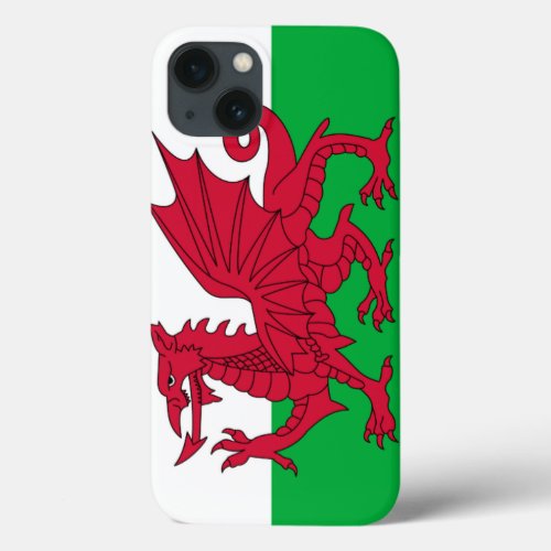 Welsh dragon flag iPhone 13 case