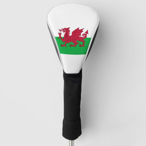 Welsh dragon flag golf head cover