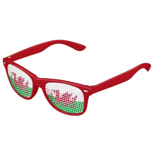 Welsh dragon flag kids sunglasses