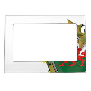 Welsh Dragon Flag Magnetic Picture Frame