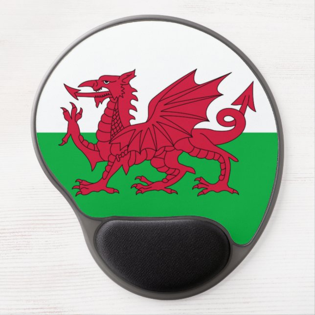 Welsh dragon flag Mousepad (Front)