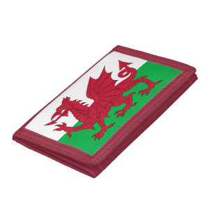 Welsh Dragon ~ Flag of Wales Trifold Wallet
