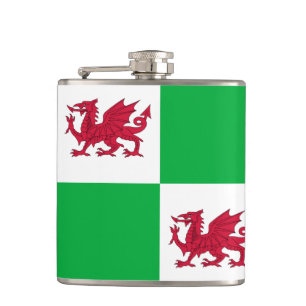 Welsh dragon flask
